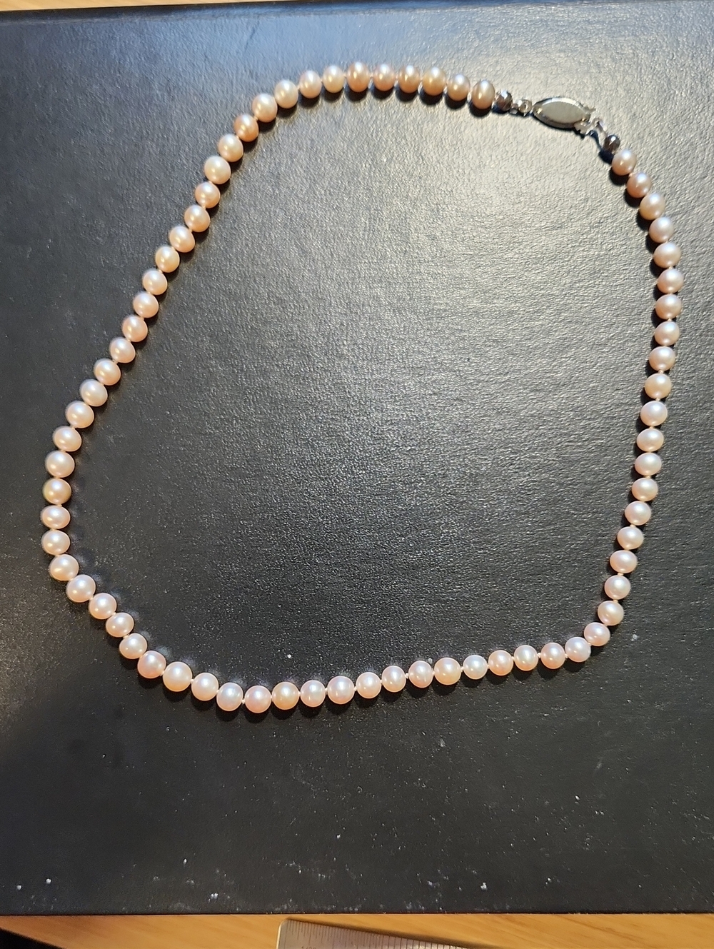 Classic Pink Freshwater Pearl Necklace - Women's Jewelry